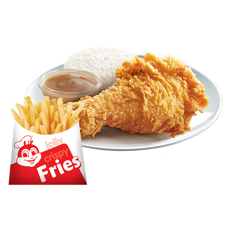 1 – pc. Chickenjoy w/ Fries