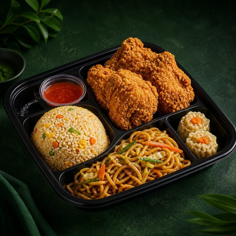 Chinese-Style Fried Chicken Lauriat